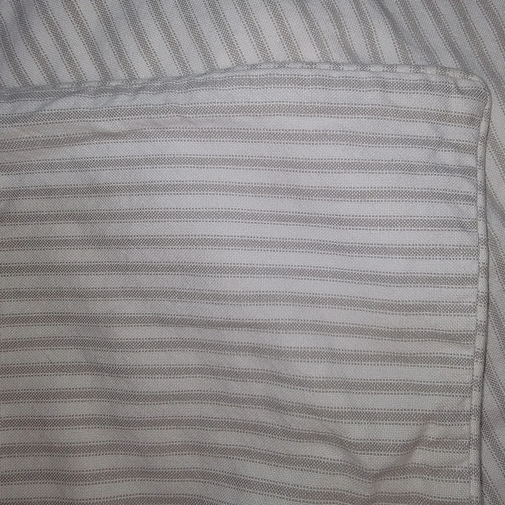 Restoration Hardware Baby And Child Pillow Shams Standard (2) Gray White Ticking